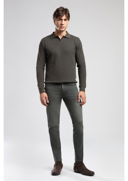 Jagger Normal Bel Dar Kesim Düz Paça Ferb Rock Erkek Jean Pantolon