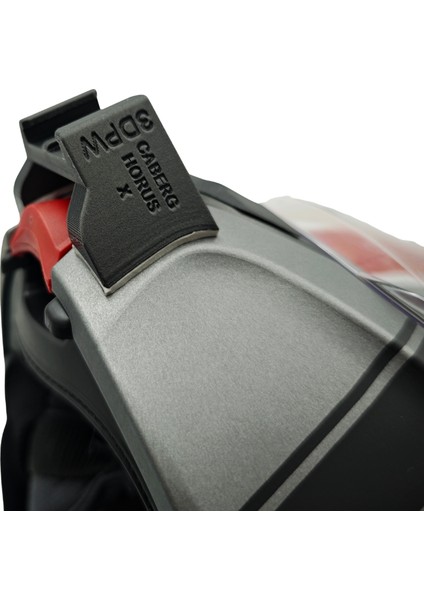 Caberg Horus x Kask Uyumlu Chinmount Aksiyon Kamera Çene Bağlantı Aparatı Seti