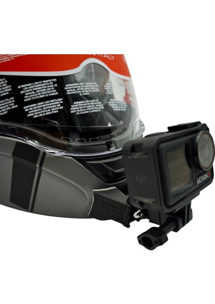 Caberg Horus x Kask Uyumlu Chinmount Aksiyon Kamera Çene Bağlantı Aparatı Seti indirimleri