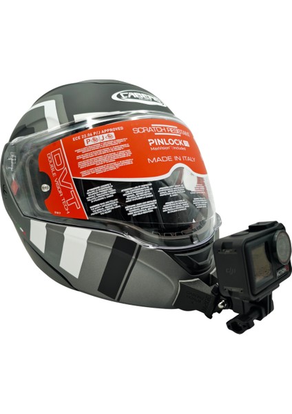 Caberg Horus x Kask Uyumlu Chinmount Aksiyon Kamera Çene Bağlantı Aparatı Seti