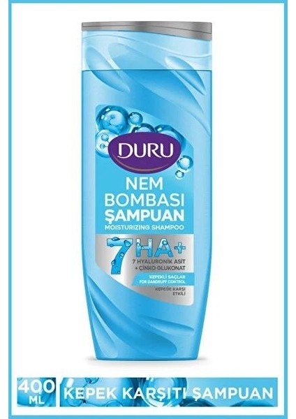 Nem Bombası Kepekli Saçlar Için Kepeğe Karşı Etkili Şampuan 400 ml