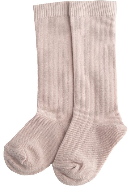 Kız Erkek Bebek Diz Altı Fitilli Pamuklu 4’lü Çorap Seti indirimleri