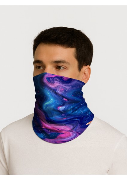 Space Boyunluk Bandana Maske Buff Buffed