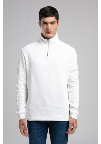 Desona Erkek Dik Yaka Sweatshirt Ekru fiyatları