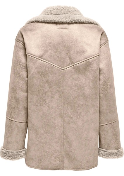 Kadın Yakası ve Içi Kürklü Süet Mont 15322037 Taş fiyatları