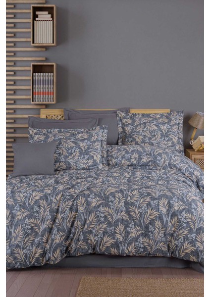 Çift Kişilik Ranforce Nevresim Takımı &#37;100 Pamuklu Tuğba