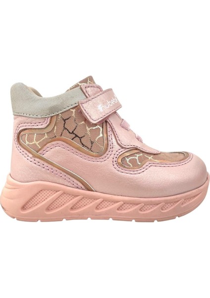 Princesa De Hielo Kız Çocuk Deri Bot Pudra