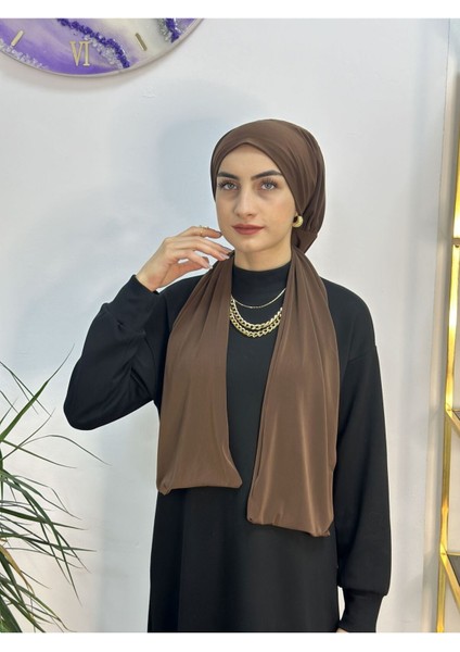 Ithal Kumaş Çıtçıtlı Hazır Şal Iki Sekılde Kullanılır Kahve fırsatları