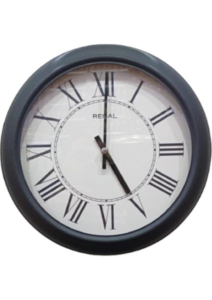 4290 Bwr Özel Seri Metal Kasa Akar Sessiz Saniyeli Duvar Saati