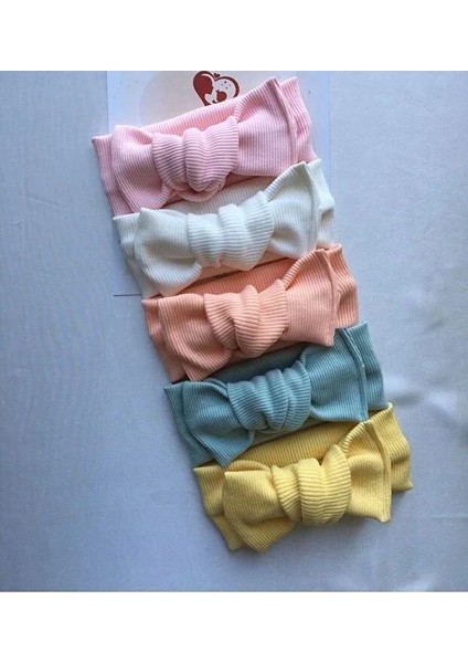5li Kombin El Yapımı Kız Bebek Bandana