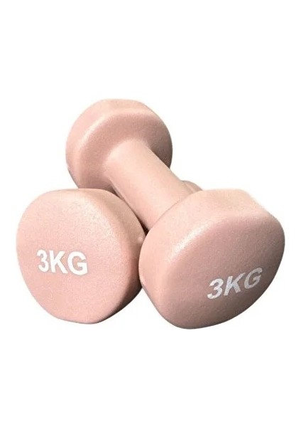 Vinly Neoprene Kaplamalı Döküm Demir Dambıl Estetik Soft Pilates Fitness Ağırlığı 2 Adet x 3 kg fiyatları