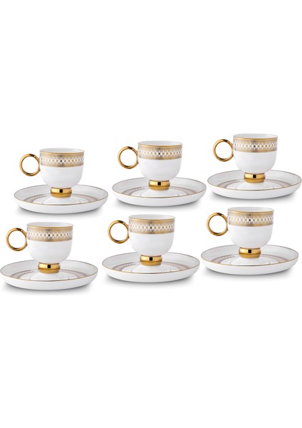 Aurelia 12 Parça 6 Kişilik Kahve Fincan Takımı 90 ml modelleri