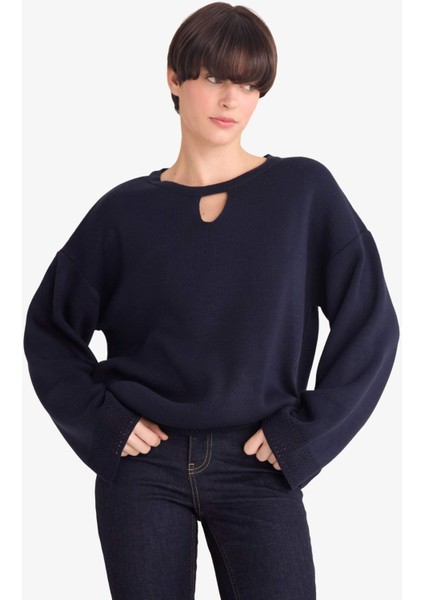 Regular Fit Bisiklet Yaka Triko Kazak F4083AX25WN