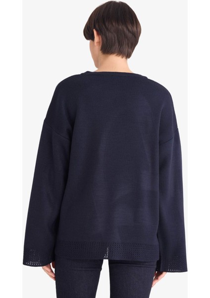 Regular Fit Bisiklet Yaka Triko Kazak F4083AX25WN indirimleri