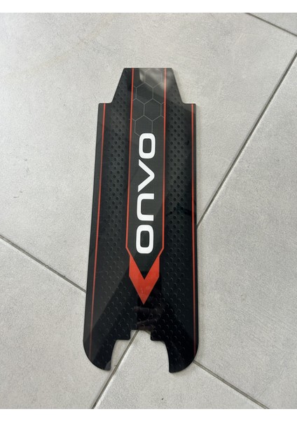 Onvo Rx5 Scooter Plexi Tabanlık Yapışkanlı Deck 3mm Kırmızı Yol modelleri