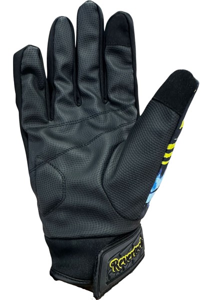 Revertech Strong Blue Skull / Su ve Rüzgar Geçirmez Kışlık Motosiklet Eldiveni fırsatları