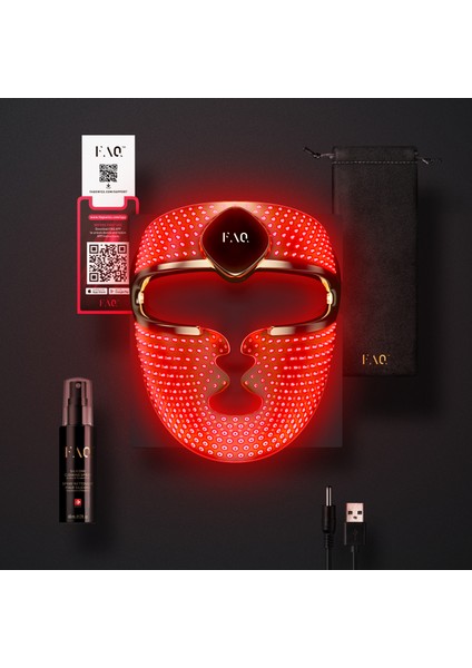 Faq™ 202 Plus Yaşlanma Karşıtı Silikon LED Yüz Maskesi fırsatları