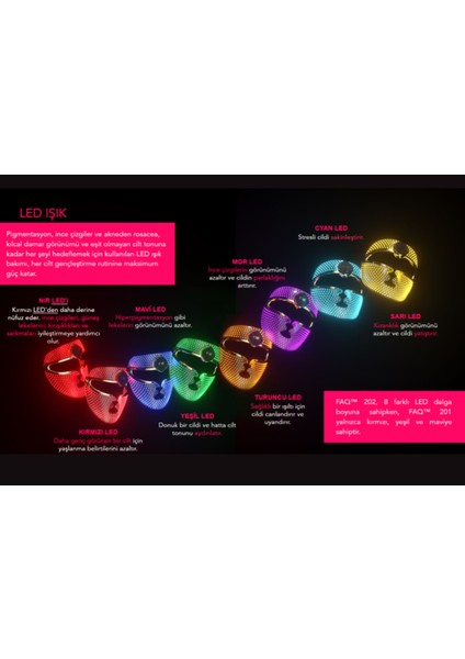 Faq™ 202 Plus Yaşlanma Karşıtı Silikon LED Yüz Maskesi indirimleri