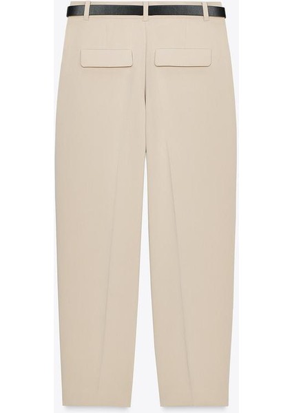 Premium Vento Orta Bel Kısa Paça Lycra Pantolon