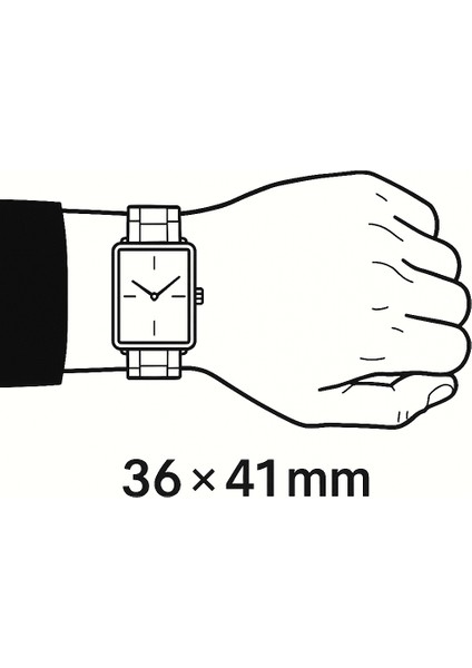 Yeni Sezon Trend Kare Kasa, Takvimli Erkek Saati fiyatları