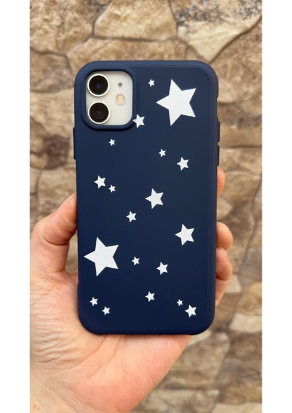 Iphone 11 Uyumlu Mini Yıldız Desenli Silikon Darbe Emici Klasik Korumalı Rubber Kılıf 277 fiyatları