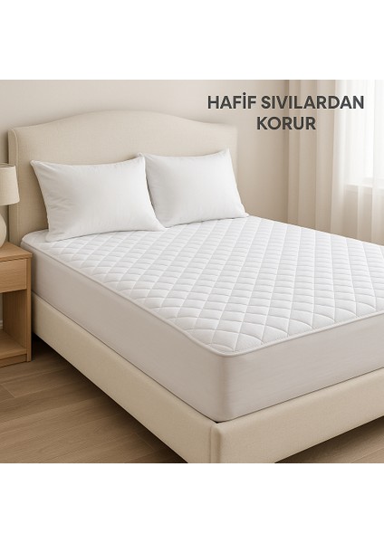 Micro Kapitone Fitted Full Kenar Yatak Koruyucu Alez