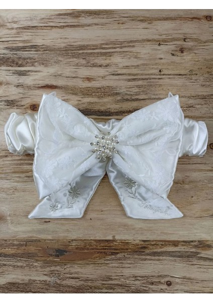 Litaetrend Yenidoğan Ipek Venüs Taç Nakışlı Delüks Kundak Bebek Battaniyesi Ekru indirimleri