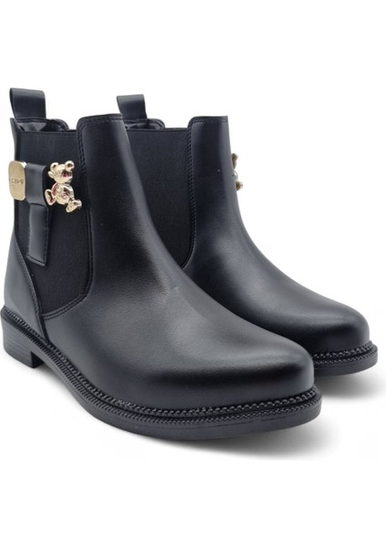 Kadın Teddy Bear Tokalı Lastikli Sıcak Astarlı Bot