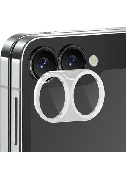 Buff Samsung Galaxy Z Flip 6 Şeffaf Kamera Lens Koruyucu