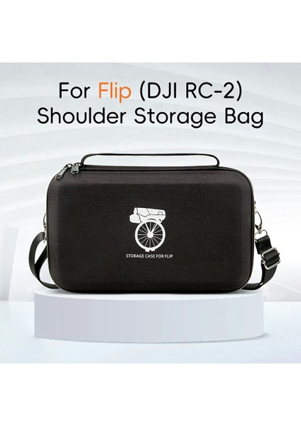 Djı Flip Taşıma Çantası + Rc-2 Uzaktan Kumanda Saklama Çantası Rc Drone Eva Koruyucu Çanta - Siyah (Yurt Dışından) fiyatları