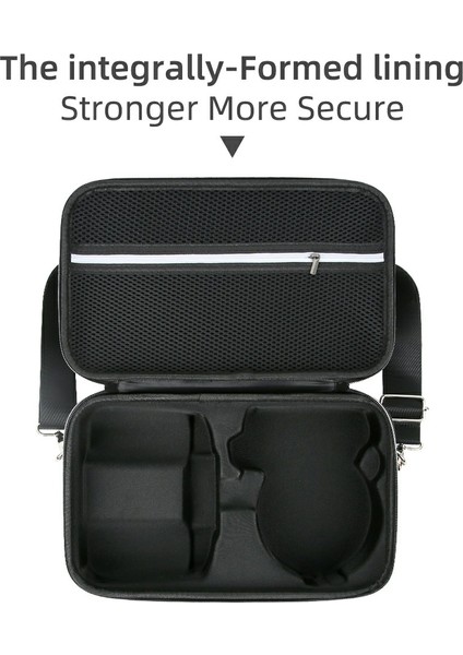 Djı Flip Taşıma Çantası + Rc-2 Uzaktan Kumanda Saklama Çantası Rc Drone Eva Koruyucu Çanta - Siyah (Yurt Dışından) indirimleri