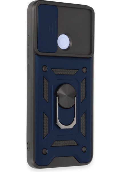 Xiaomi Redmi 12C Kılıf Pars Lens Yüzüklü Silikon - Lacivert - MRS2137-7518 fiyatları