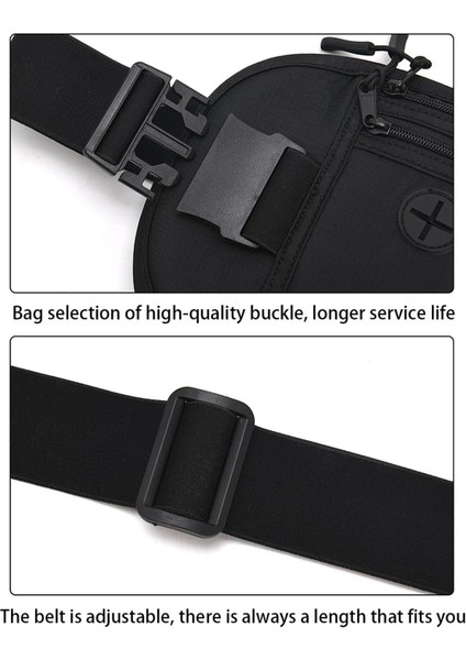 Telefon, Kimlik Kartları ve Pasaport Için Su Geçirmez Hırsızlığa Lı Seyahat Bel Çantası - Siyah (Yurt Dışından) fırsatları