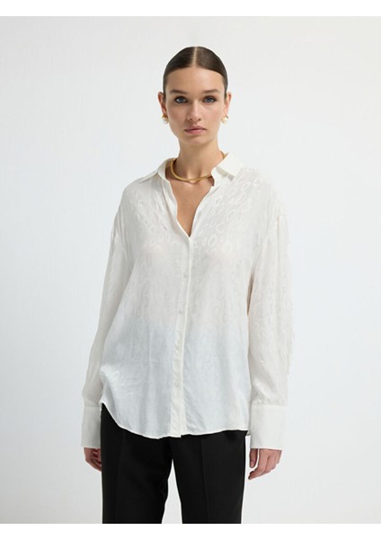 Uzun Kollu Gömlek Kemik 13044284008