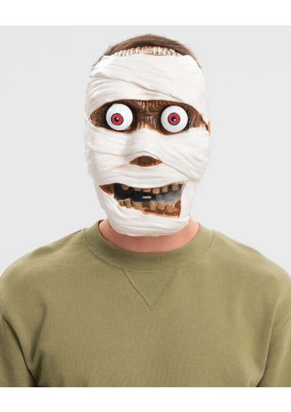 Sallanan Yaylı Oynar Gözlü Mumya Maskesi (5067)