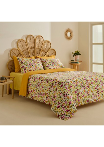 Sarah Anderson Bloomsy Çift Kişilik Nevresim Takımı Pembe