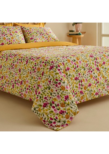 Sarah Anderson Bloomsy Çift Kişilik Nevresim Takımı Pembe