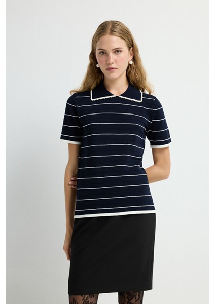 Erkek Yaka Incili Kazak C.lacivert 13945628000