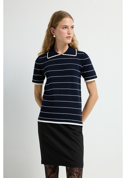 Erkek Yaka Incili Kazak C.lacivert 13945628000 fırsatları