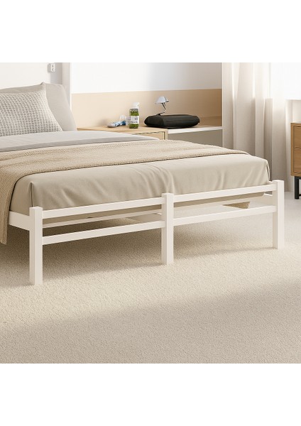 Titan Çift Kişilik Metal Karyola 160 x 200 Beyaz fırsatları