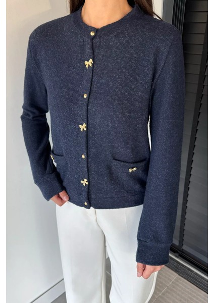 Kadın Fiyonk Düğmeli Triko Hırka P-00018493 modelleri