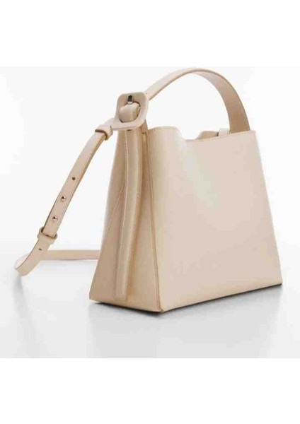 Toka Detaylı Omuz Çantası