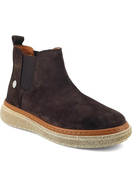 1065 25KB Kadın Günlük Bot Kahverengi Süet