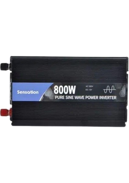 Tam Sinüs Inverter 800W 12V - Ekranlı (Dw Series)