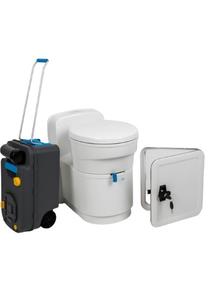 CT2000 Karavan Kasetli Tuvalet 90° Dönebilir