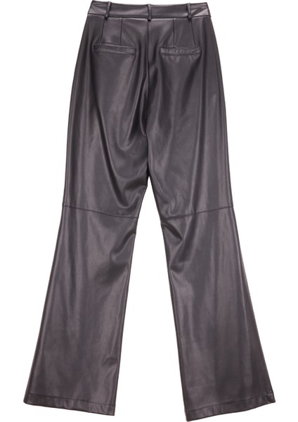 Normal Bel Normal Siyah Kadın Pantolon F5WL-PNT0366 modelleri