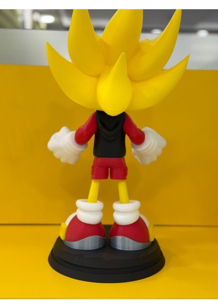 Super Sonic Animasyon Film Karakter Figürü 52 cm fiyatları