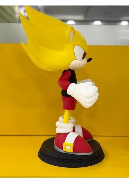 Super Sonic Animasyon Film Karakter Figürü 52 cm fırsatları