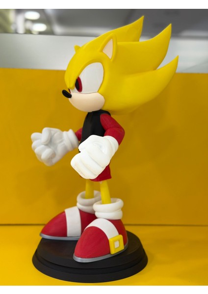 Super Sonic Animasyon Film Karakter Figürü 52 cm indirimleri