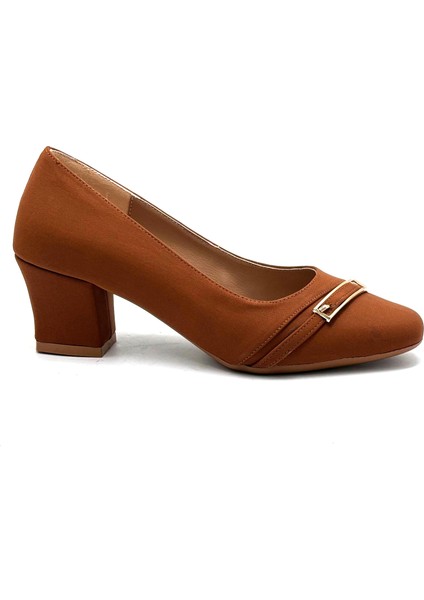 (Park Moda) Kısa Topuklu Kadın Ayakkabı Taba fiyatları